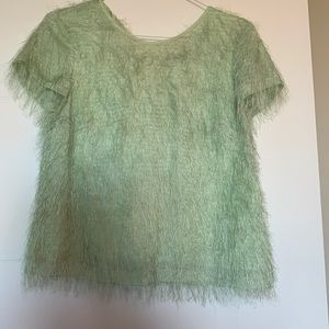 Cute green shirt!